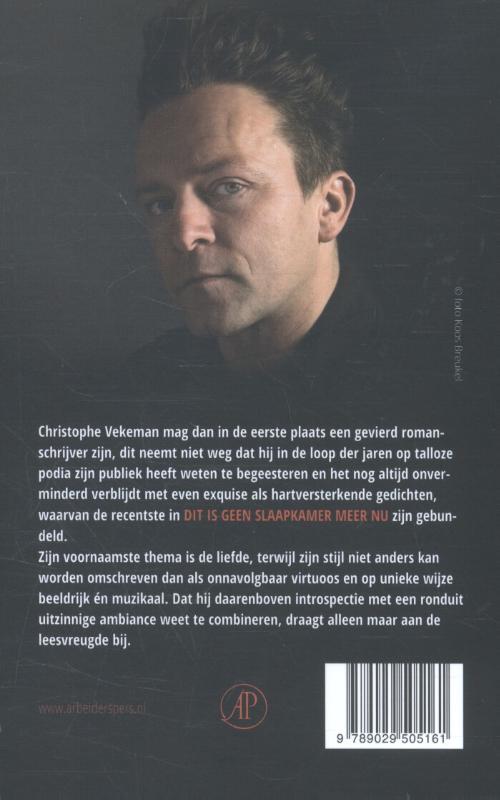 Achterkant van Dit is geen slaapkamer meer nu