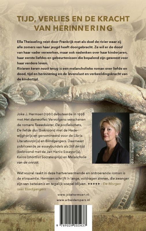 Achterkant van Rivieren keren nooit terug