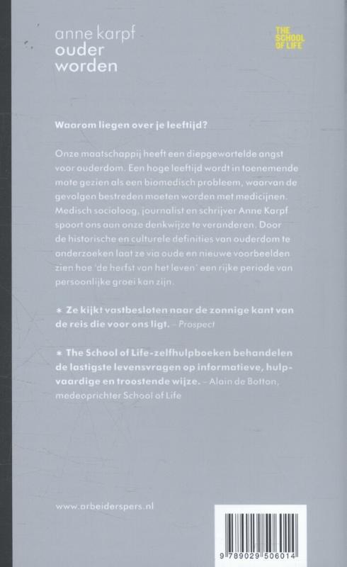 Achterkant van Ouder worden