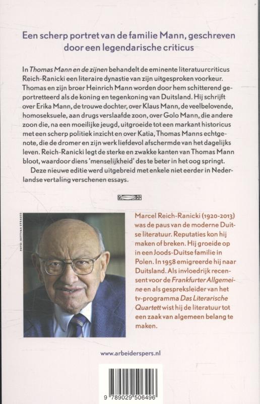 Achterkant van Thomas Mann en de zijnen