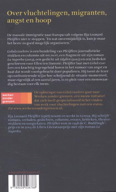 Achterkant van Gelukszoekers