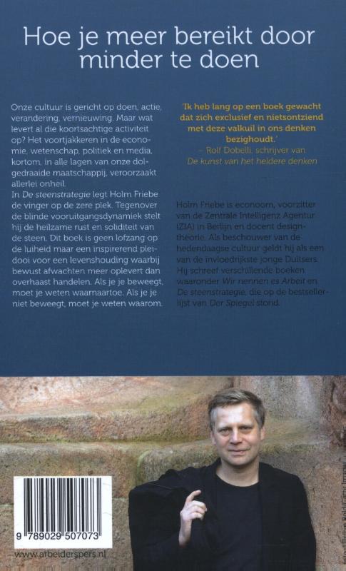 Achterkant van De steenstrategie