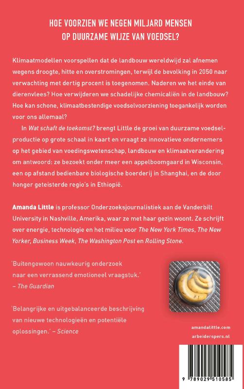 Achterkant van Wat schaft de toekomst?