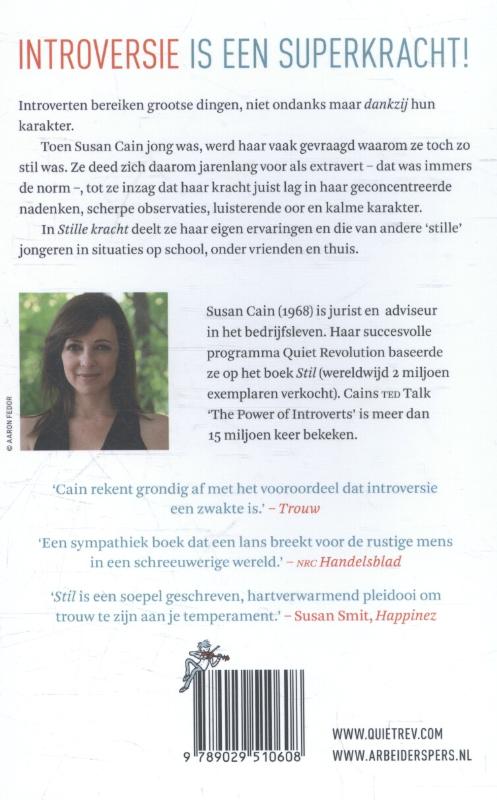 Achterkant van Stille kracht
