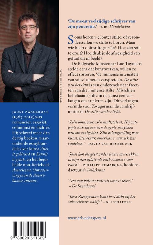 Achterkant van De stilte van het licht