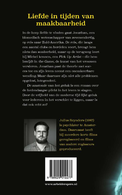 Achterkant van De anatomie van het geluk