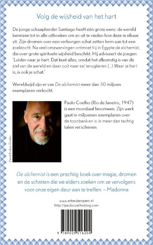 Achterkant van De alchemist