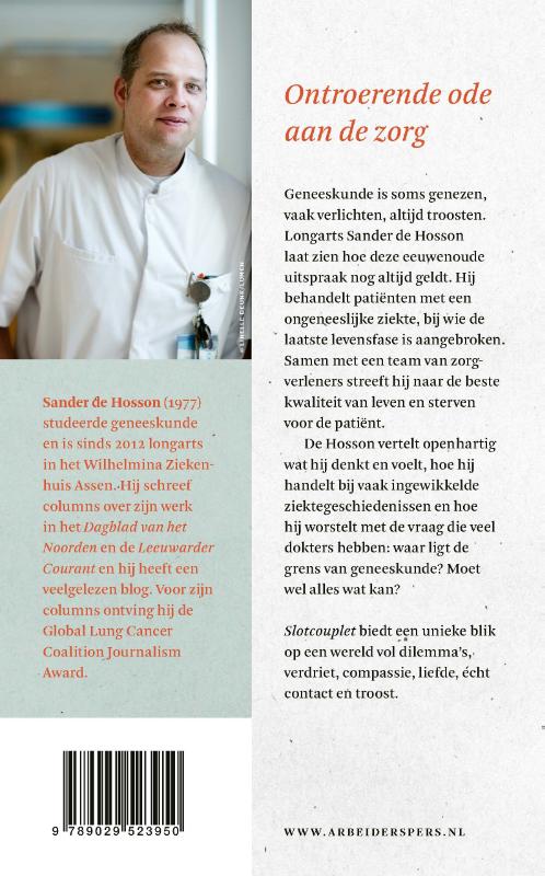 Achterkant van Slotcouplet