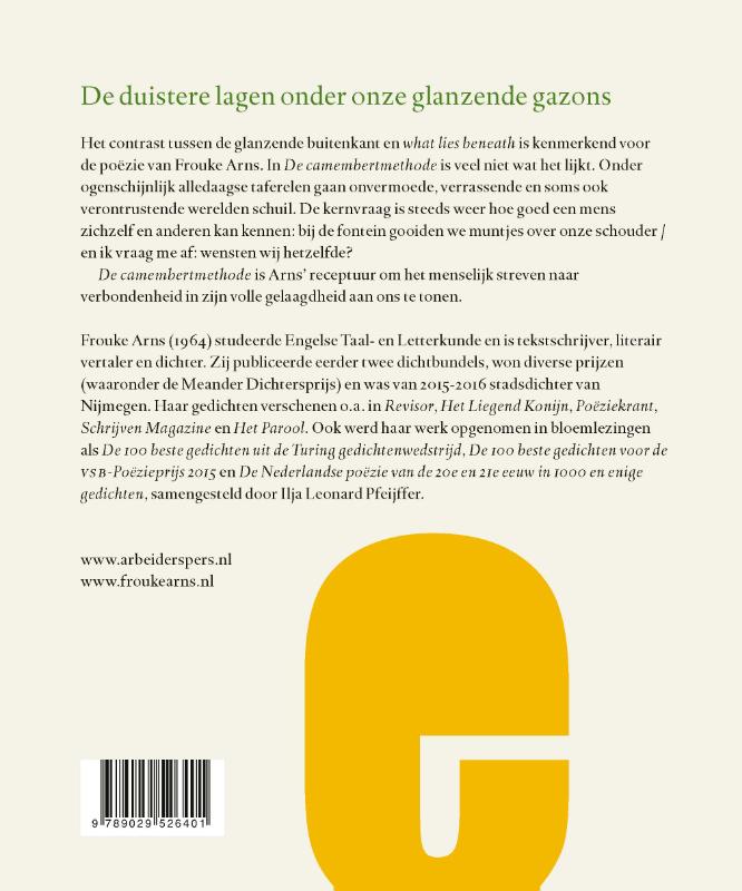 Achterkant van De camembertmethode