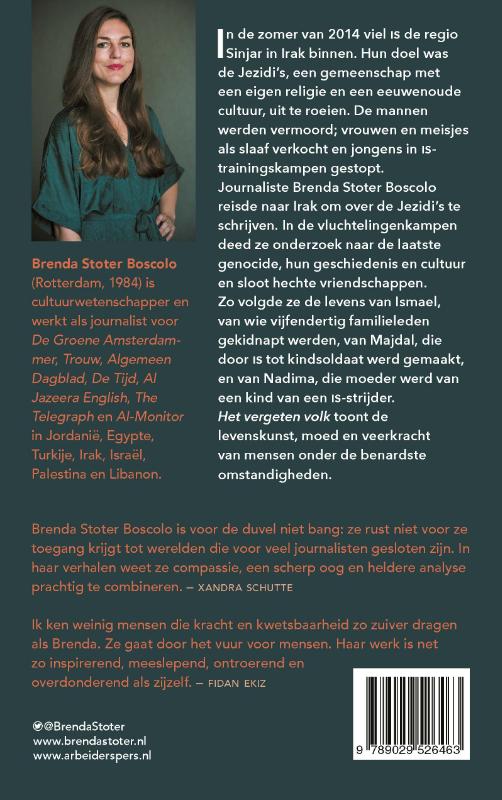 Achterkant van Het vergeten volk
