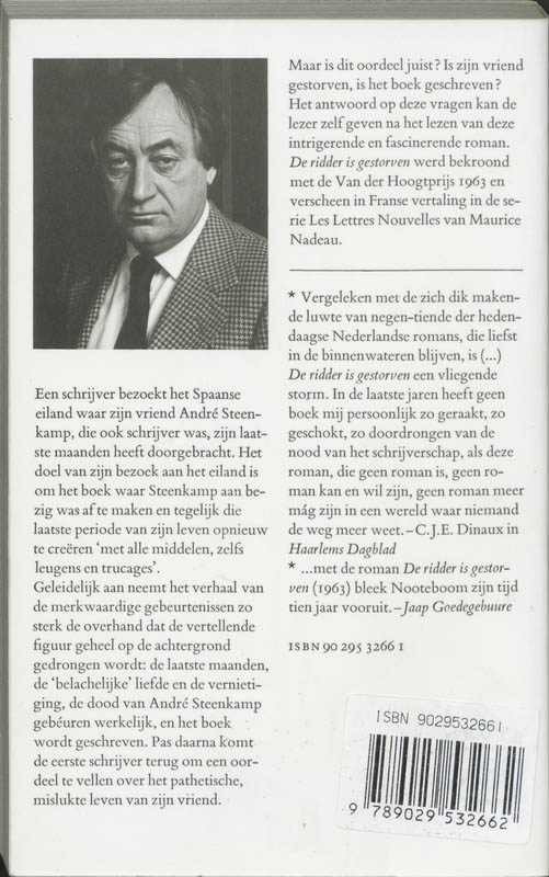 Achterkant van De ridder is gestorven