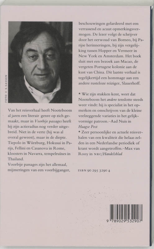 Achterkant van Voorbije passages