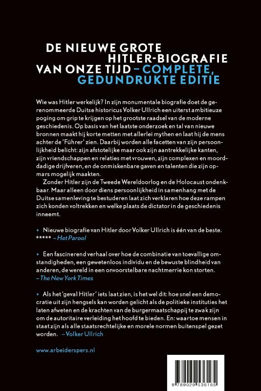 Achterkant van Adolf Hitler