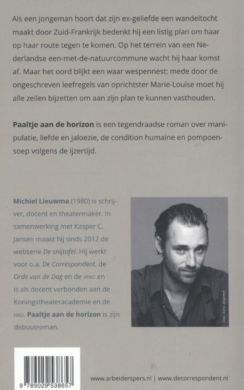 Achterkant van Paaltje aan de horizon