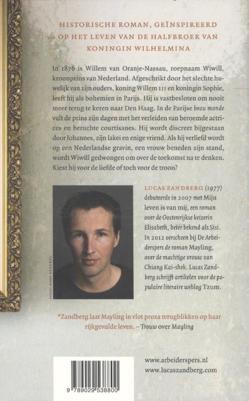 Achterkant van De vergeten prins