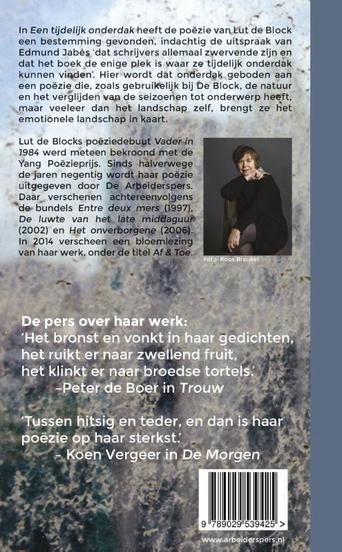 Achterkant van Een tijdelijk onderdak