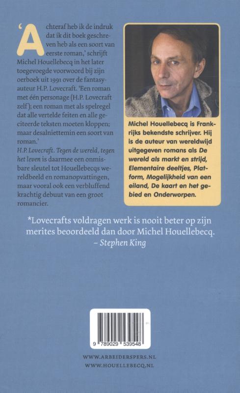 Achterkant van H.P. Lovecraft