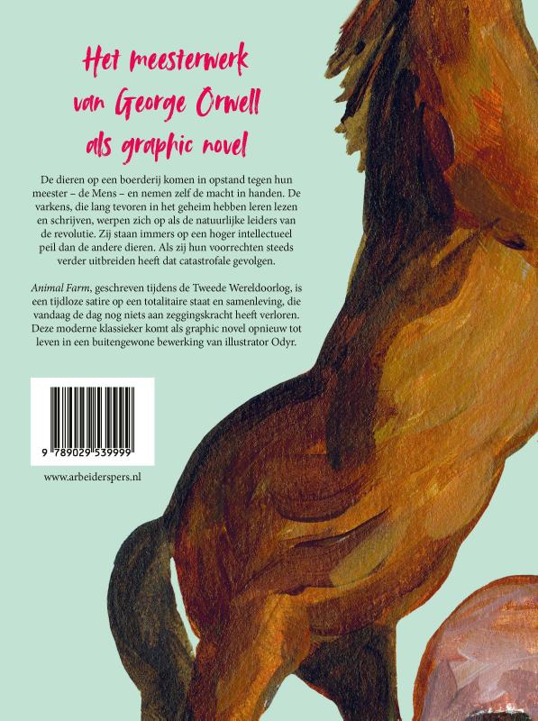 Achterkant van Animal farm [graphic novel]