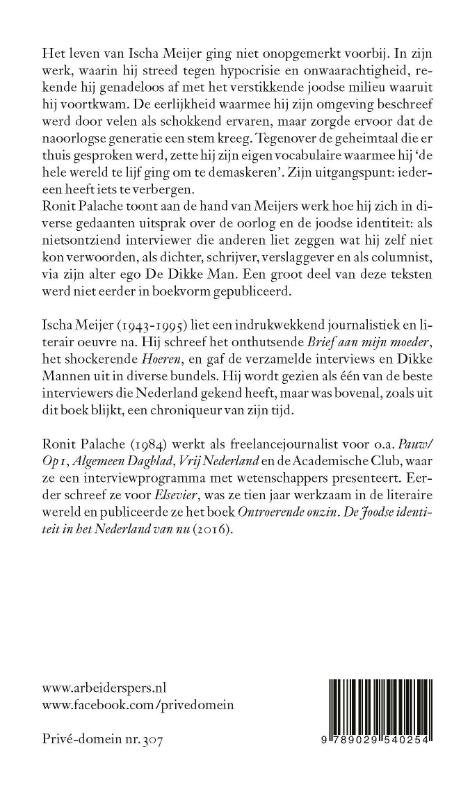 Achterkant van Ik heb niets tegen antisemieten, ik lééf ervan