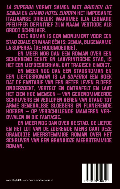 Achterkant van La Superba