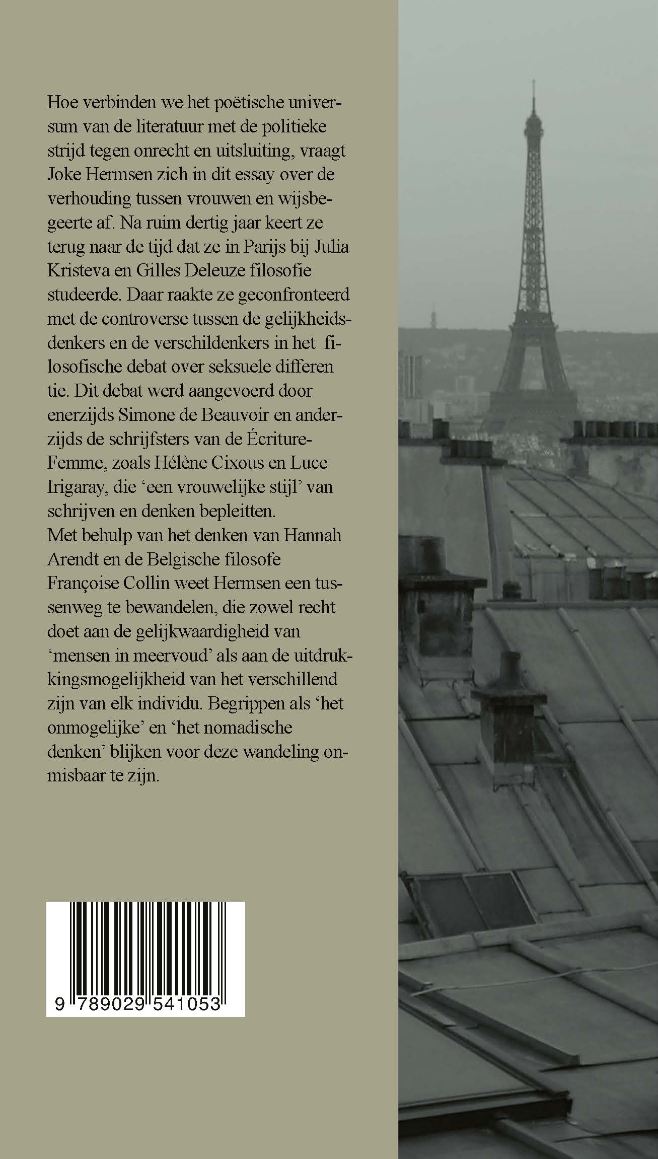 Achterkant van Met Hannah Arendt naar Parijs