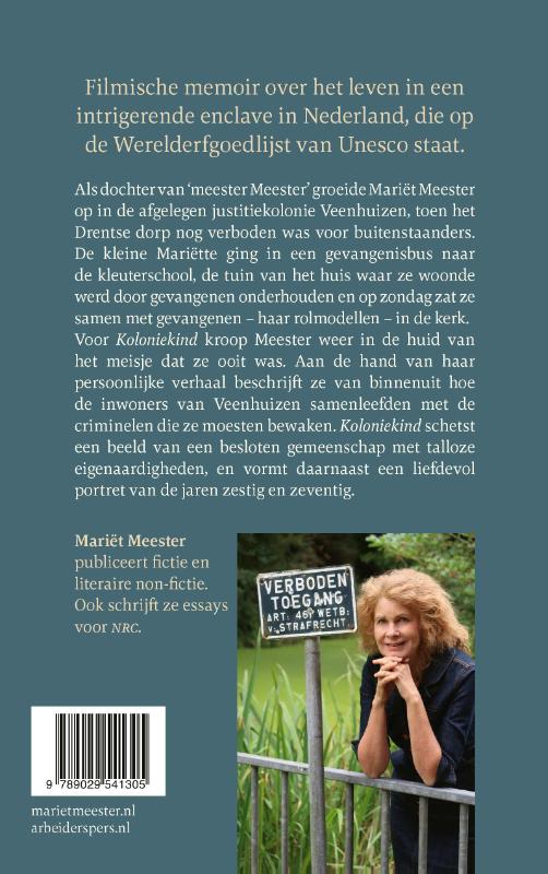 Achterkant van Koloniekind