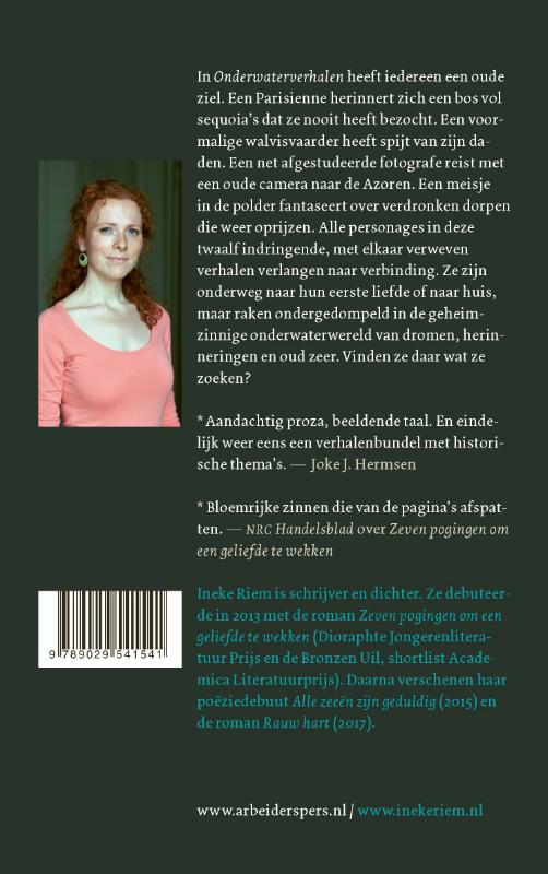 Achterkant van Onderwaterverhalen