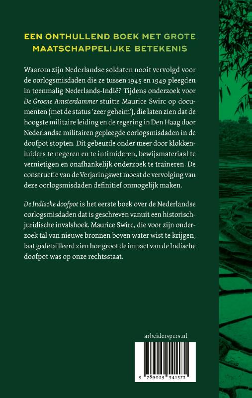Achterkant van De Indische doofpot
