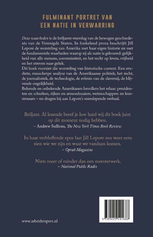 Achterkant van Deze waarheden