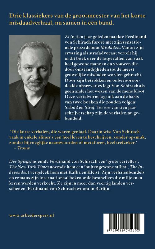 Achterkant van Misdaad, schuld, straf
