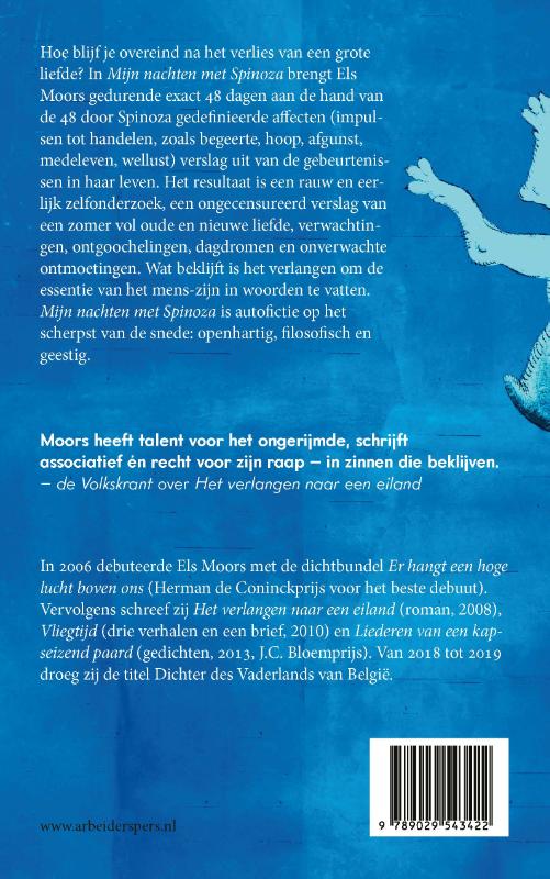 Achterkant van Mijn nachten met Spinoza