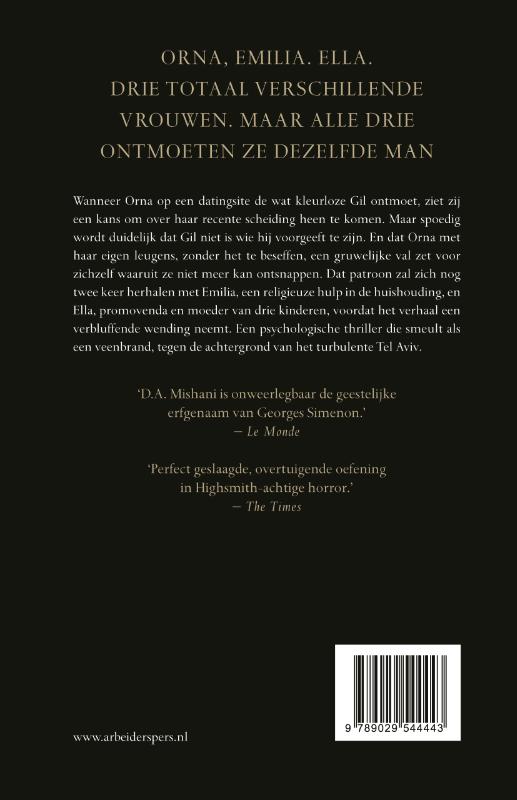 Achterkant van Drie