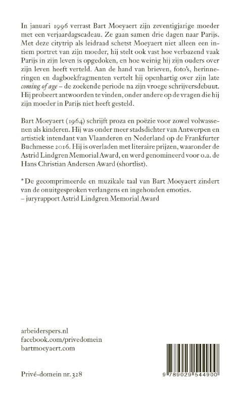 Achterkant van Een ander leven