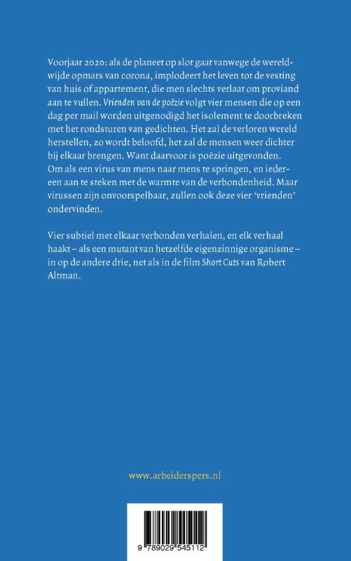 Achterkant van Vrienden van de poëzie