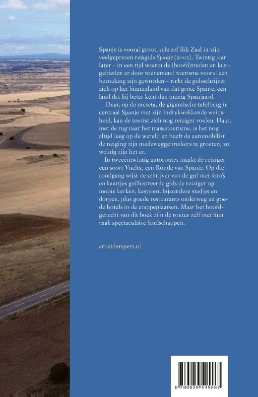 Achterkant van Het binnenland van Spanje