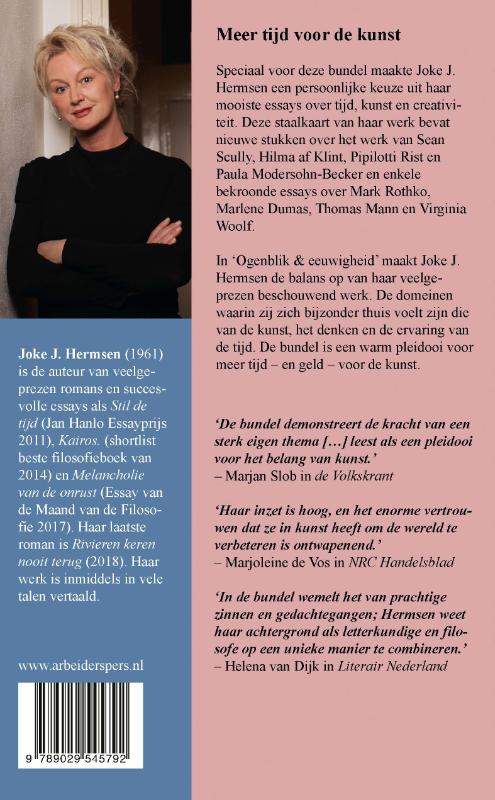 Achterkant van Ogenblik & eeuwigheid
