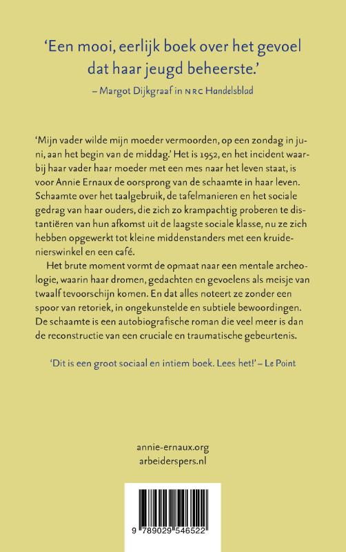 Achterkant van De schaamte