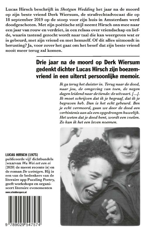 Achterkant van Shotgun Wedding