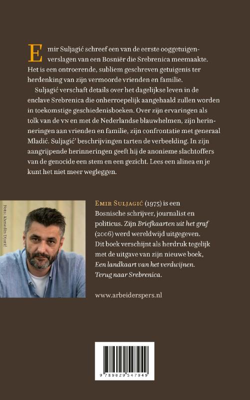 Achterkant van Briefkaarten uit het graf