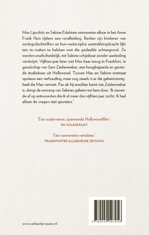 Achterkant van De dochter