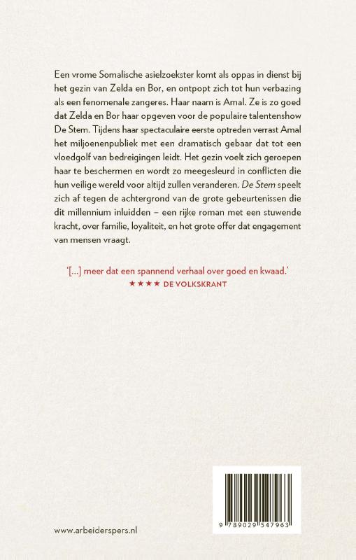 Achterkant van De Stem