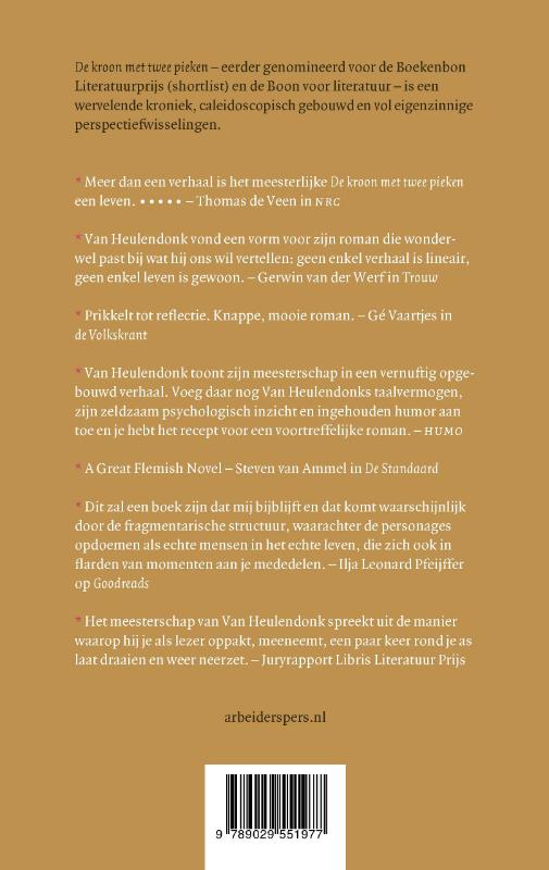 Achterkant van De kroon met twee pieken