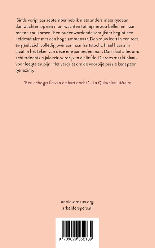 Achterkant van Alleen maar hartstocht