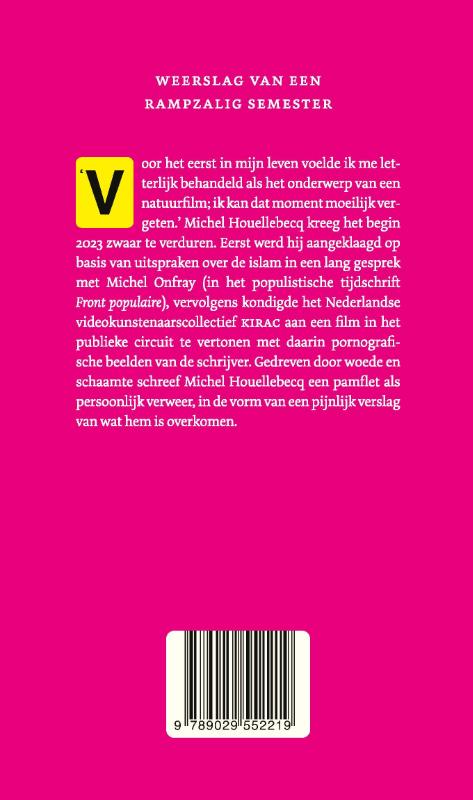 Achterkant van Een paar maanden van mijn leven