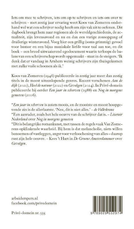 Achterkant van We gaan zo