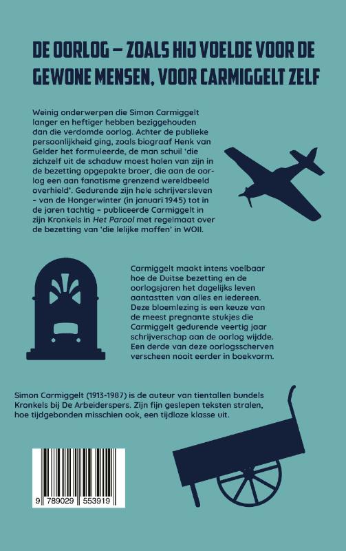 Achterkant van De oorlog in stukjes