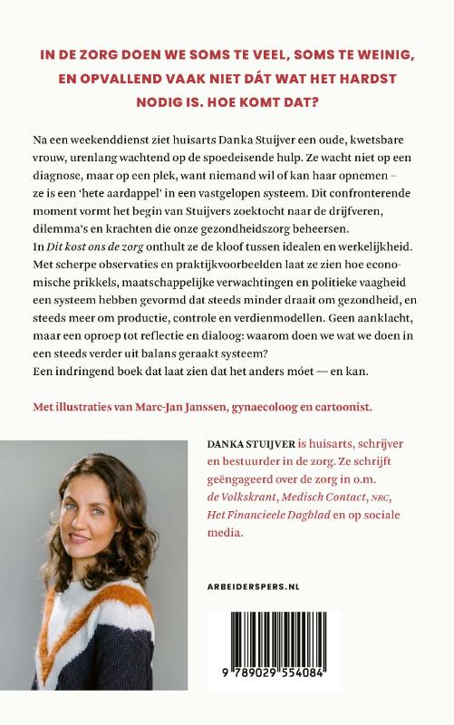 Achterkant van Dit kost ons de zorg