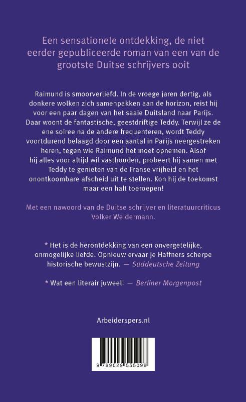 Achterkant van Afscheid