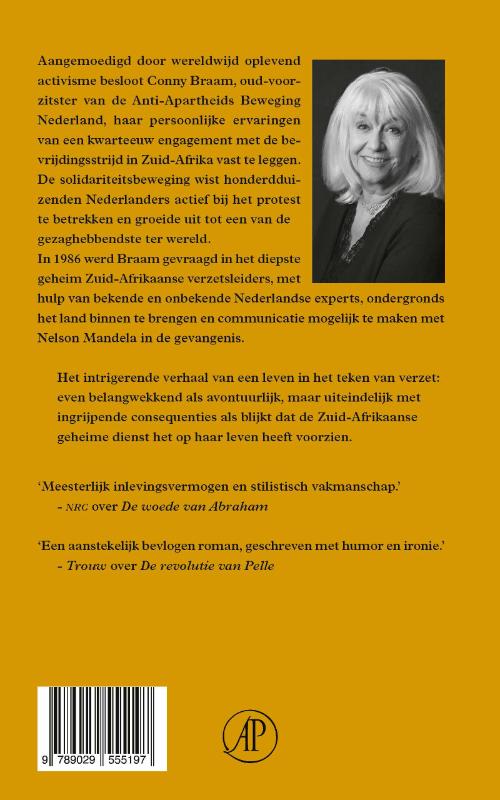 Achterkant van Memoires van een activiste