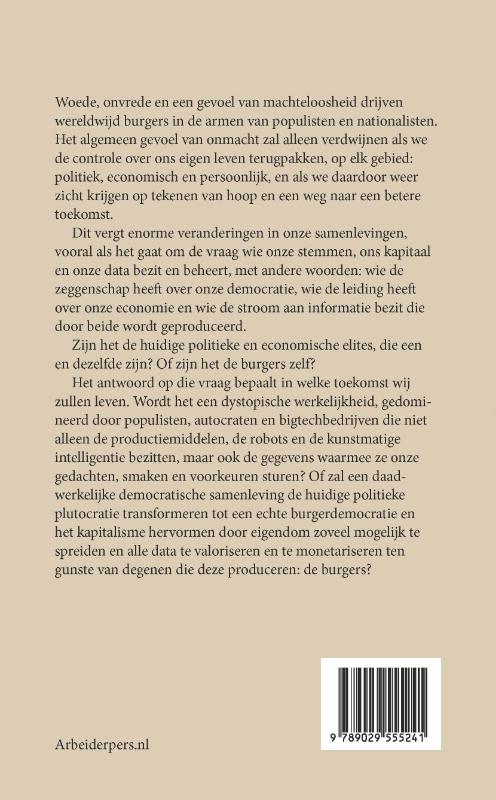 Achterkant van De burger in opstand